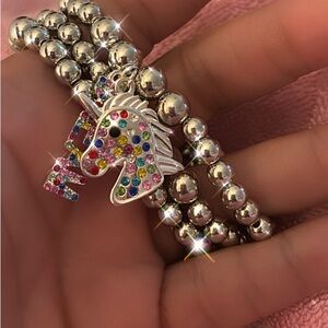 Unicorn Little Girl Stretch Bracelet